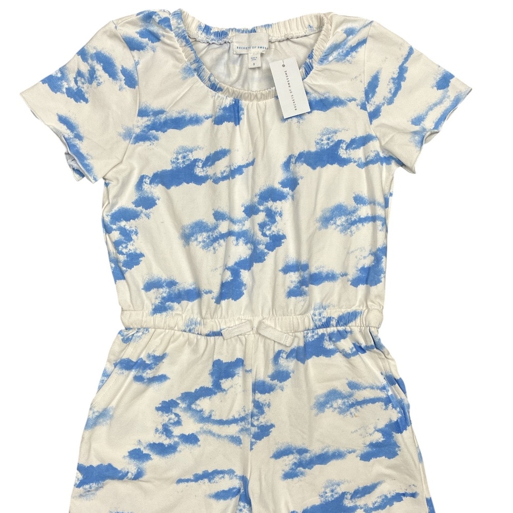 Rockets of Awesome Tie Dye Romper Size 8 New w/Tag